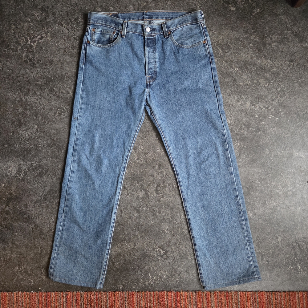Levi's Men's Straight Jeans - Light Blue Denim